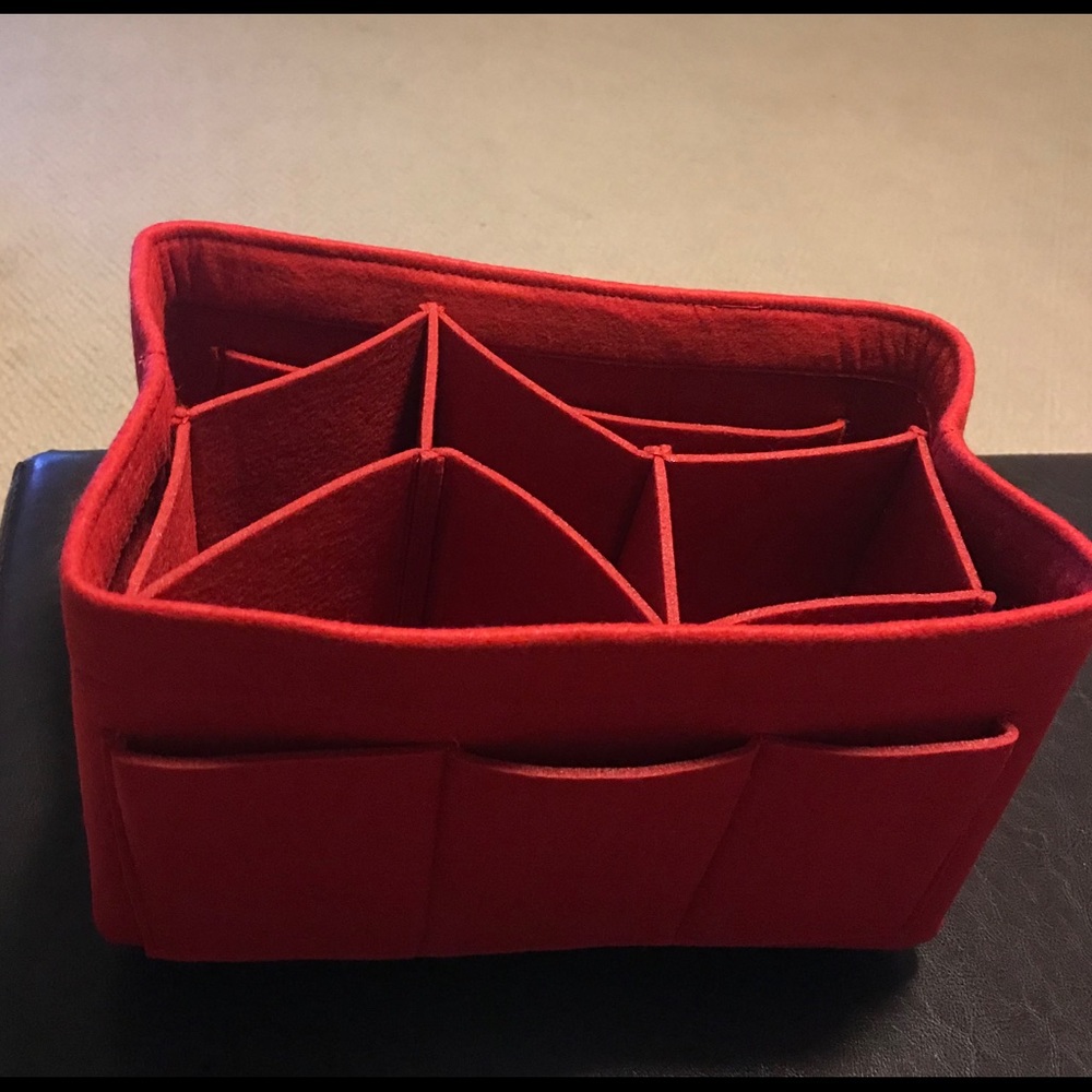 Felt Organizer for Speedy 30 in Red